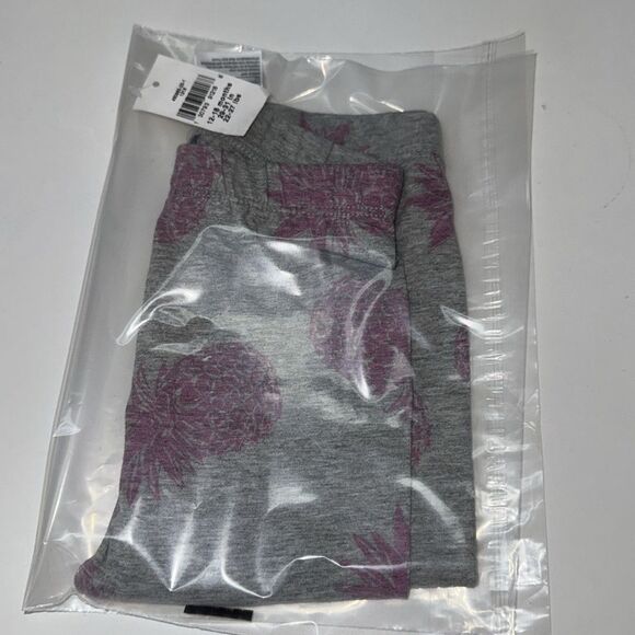 Gap Kids Gray and Purple Pineapple Leggings - Picture 4 of 4